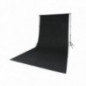 Quadralite black textile background 2,85x6m