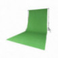Quadralite Textilhintergrund, Grün 2,85x6m