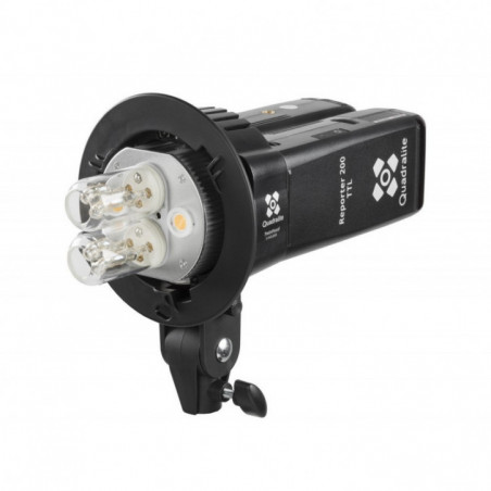 Quadralite Reporter 200 Twin Head S-holder – Halter