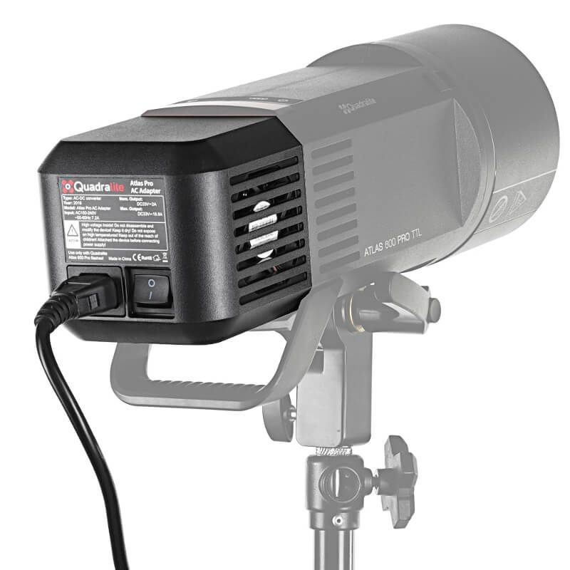 Quadralite Atlas 600 Pro TTL AC adaptateur secteur