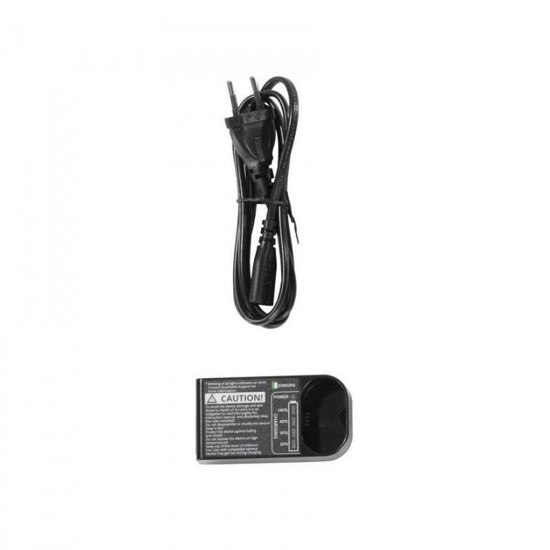 Quadralite caricabatterie per Stroboss 36evo / VB-20 Quadralite caricabatterie per Stroboss 36evo / VB-20