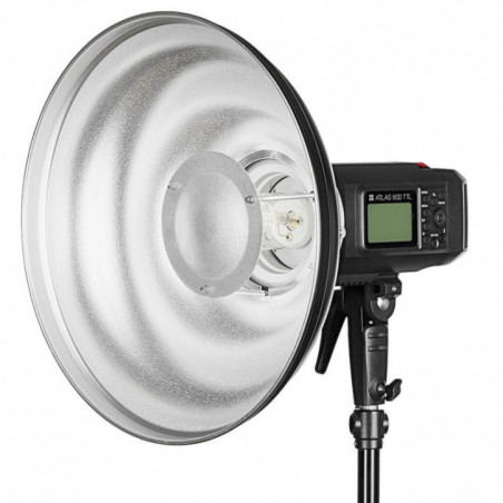 Quadralite Wave Beauty Dish silber 55 cm
