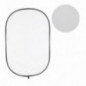 Pannello riflettente Quadralite bianco-argento 90 x 120 cm - seconda scelta Pannello riflettente Quadralite bianco-argento 90 x 120 cm - seconda scelta