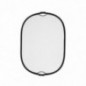 Réflecteur Quadralite blanc-argent avec poignées 90 x 120 cm Réflecteur Quadralite blanc-argent avec poignées 90 x 120 cm