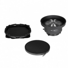 Sada Quadralite Fresnel Lens Kit pro video LED lampy