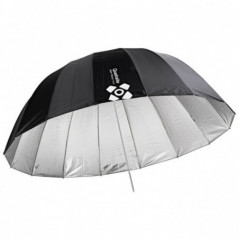 Stříbrný paroboliánský deštník Quadralite Deep Space 165