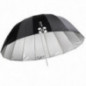 Stříbrný paroboliánský deštník Quadralite Deep Space 105