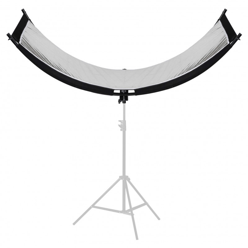 Quadralite Crescent - zakřivený beauty reflektor 60 x 145 x 50 cm