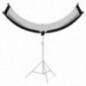Quadralite Crescent - gebogener Beauty-Reflektor 60 x 145 x 50 cm