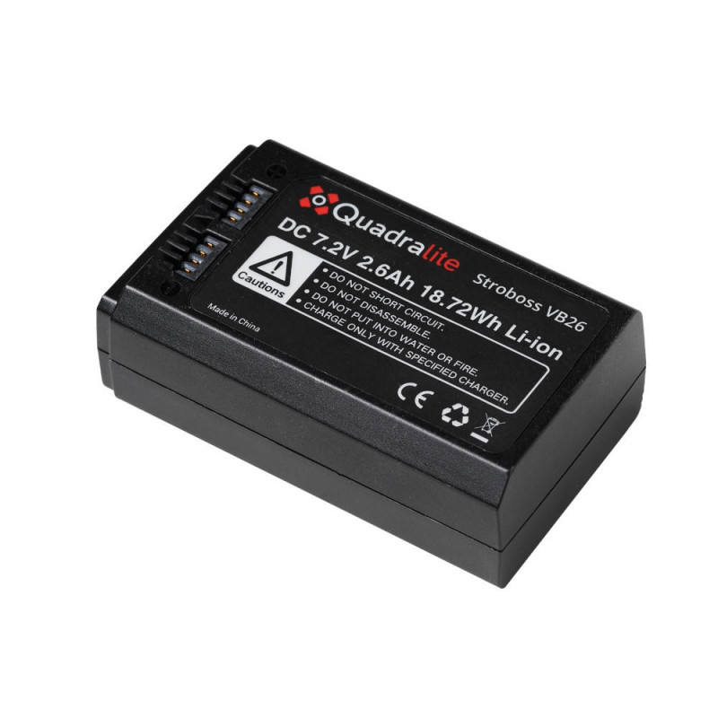 Quadralite VB-26 – akumulátor pro Stroboss V1 Quadralite VB-26 – akumulátor pro Stroboss V1