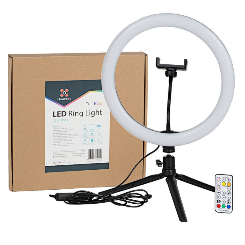 Quadralite LED prstencové světlo 12 palců