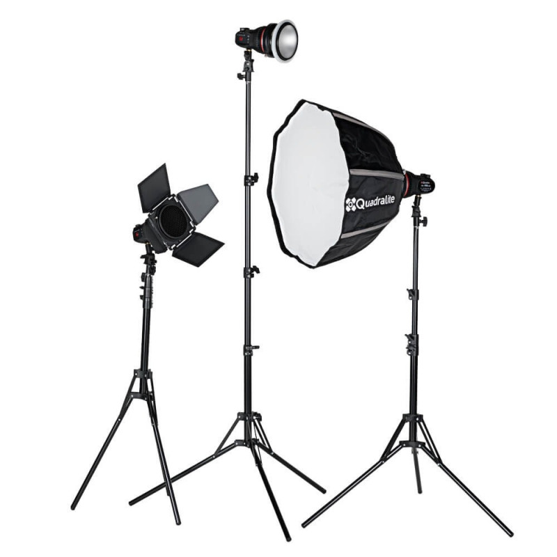 Quadralite SVL-400 LED Set mit 3 Leuchten Quadralite SVL-400 LED Set mit 3 Leuchten