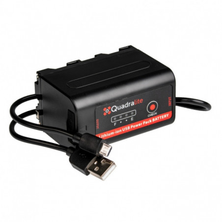 Quadralite NP-F750 7.2V 5200mAh 37.5Wh akumulator z USB