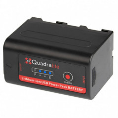 Quadralite NP-F970 7,2 V 7800 mAh 56,2 Wh akumulátor USB