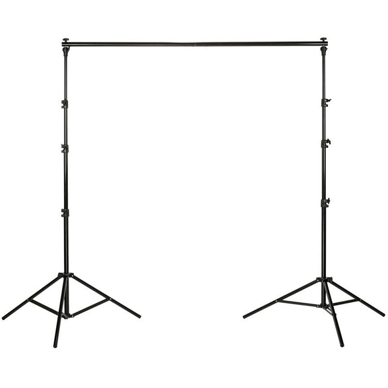 Quadralite set di 2 stativi Air 280 + barra trasversale per sfondo + borsa