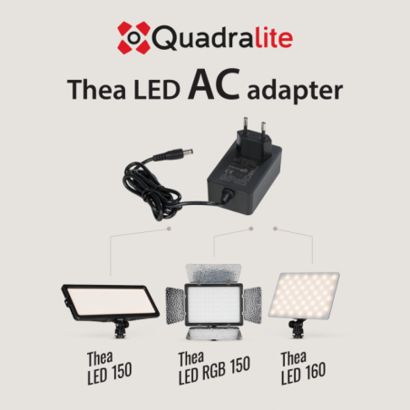 Quadralite 12V 2A Thea LED AC adapter