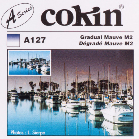 Cokin A127 filter, size S, half mauve M2