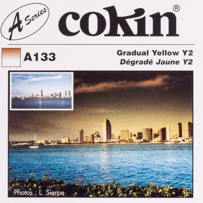 Cokin filter A133 size S half yellow Y2