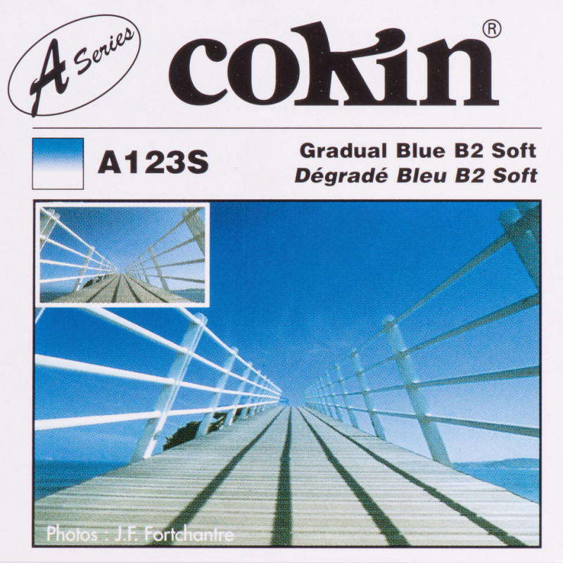 Cokin A123S filtro graduato colorato blu B2 Soft — formato S