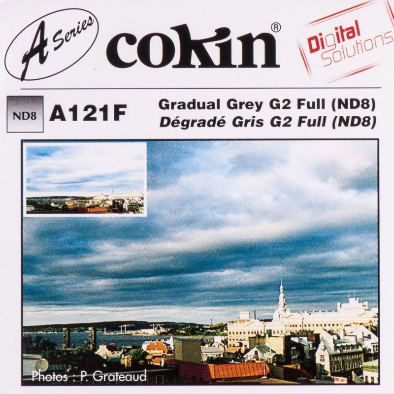 Cokin A121F přechodový ND filtr ND8→ND2 - systém S Cokin A121F přechodový ND filtr ND8→ND2 - systém S