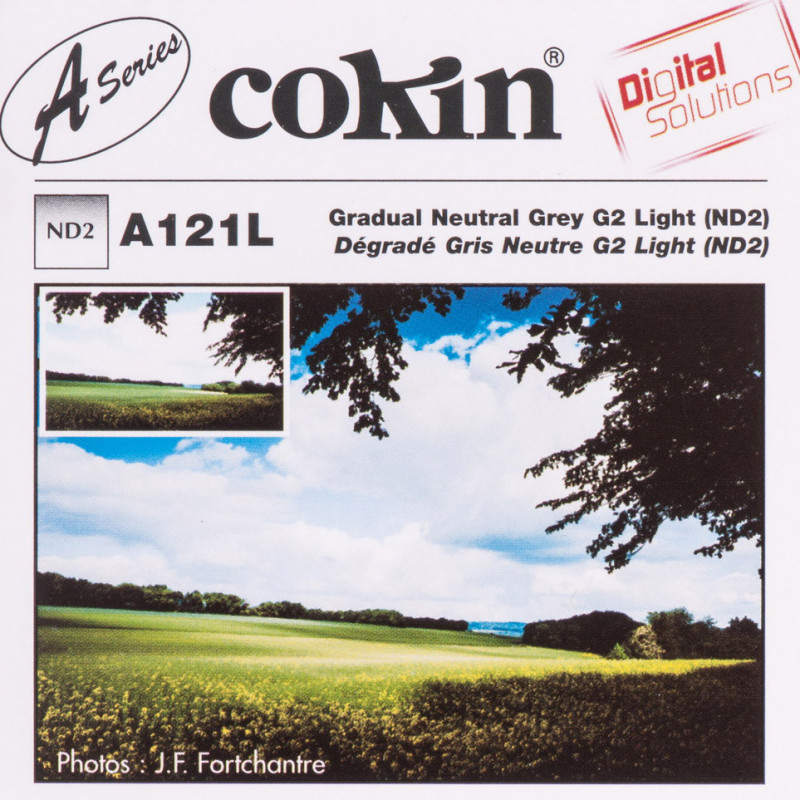 Cokin A121L filter, size S, half gray ND2