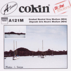 Filtr Cokin A121M rozmiar S połówkowy szary ND4