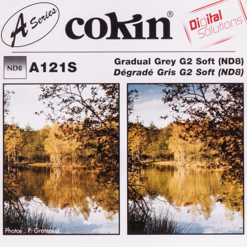 Cokin A121S filtro ND graduato ND8 — formato S Cokin A121S filtro ND graduato ND8 — formato S
