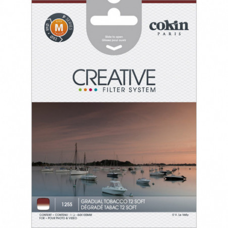 Cokin P125S rozmiar M filtr połówkowy tobacco T2 Soft