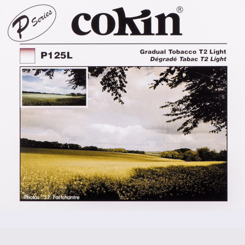 Cokin P125L rozmiar M filtr połówkowy tobacco T2