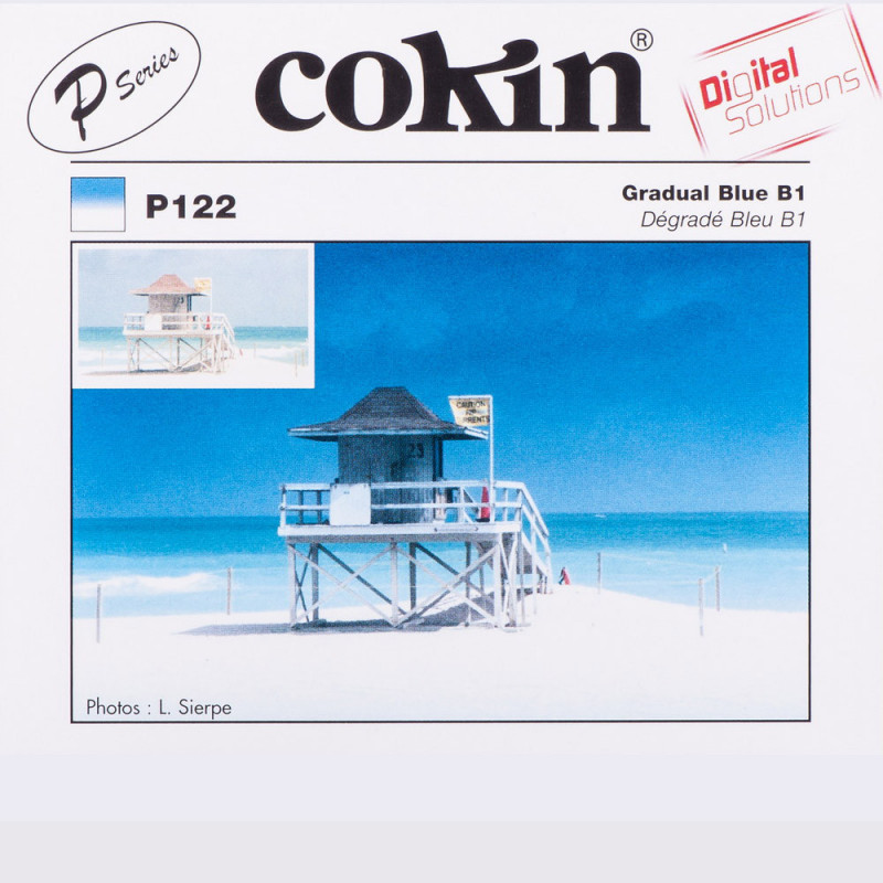 Cokin P122 Größe M (P-Serie) Blau-Halbfilter B1
