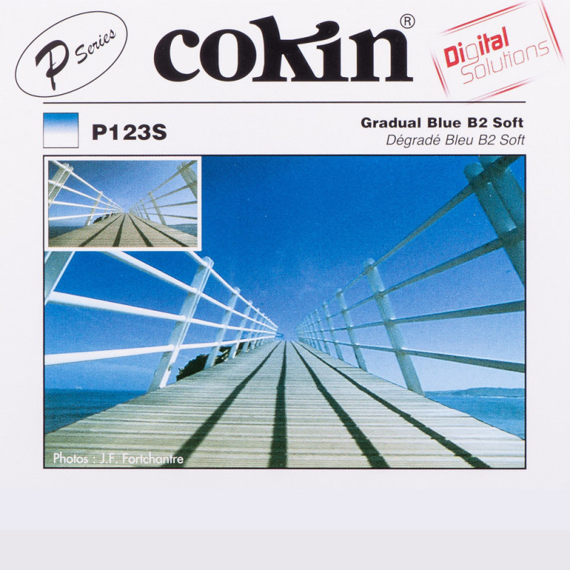 Cokin P123S Größe M (P-Serie) Blau-Halbfilter B2
