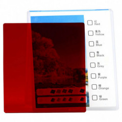 Delta full-color rectangular filter red 95×84 mm