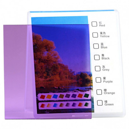 Delta Rechteckfilter vollflächig violett 95×84 mm