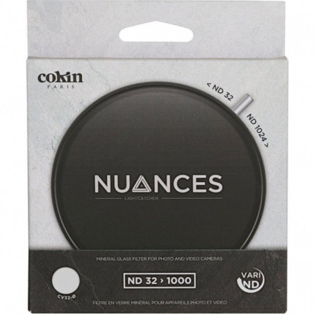Cokin Rundfilter NUANCES Vari NDX Variabel Grau 32-1000 58mm