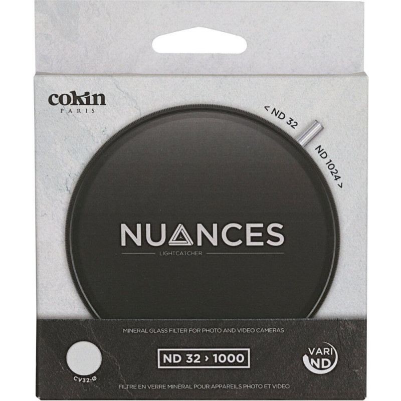 Filtre ND variable Cokin NUANCES NDX ND32-1024 52 mm