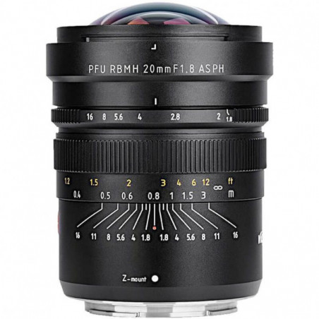 Viltrox PFU RBMH 20 mm F1,8 ASPH Nikon mit Objektiv