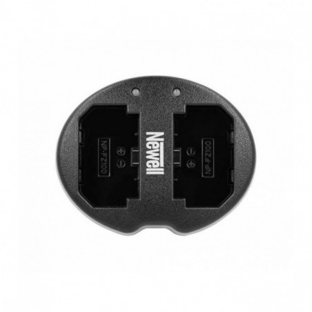 CARICATORE DUE CANALI NEWELL con porta SDC-USB per NP-FZ100