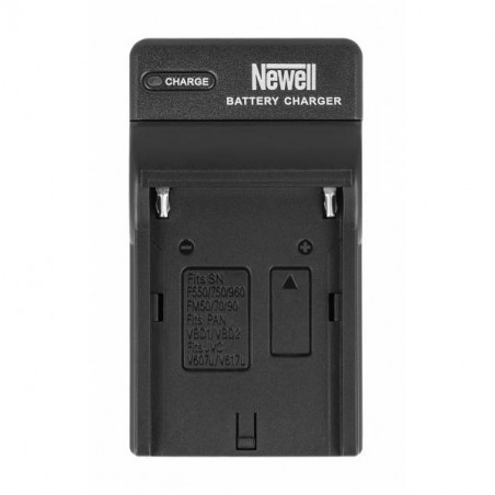 NEWELL battery charger with DC-USB port for NP-F, NP-FM batteries