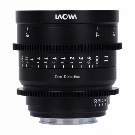 Obiettivo Laowa 15 mm T2,1 Zero-D Cine per Sony E