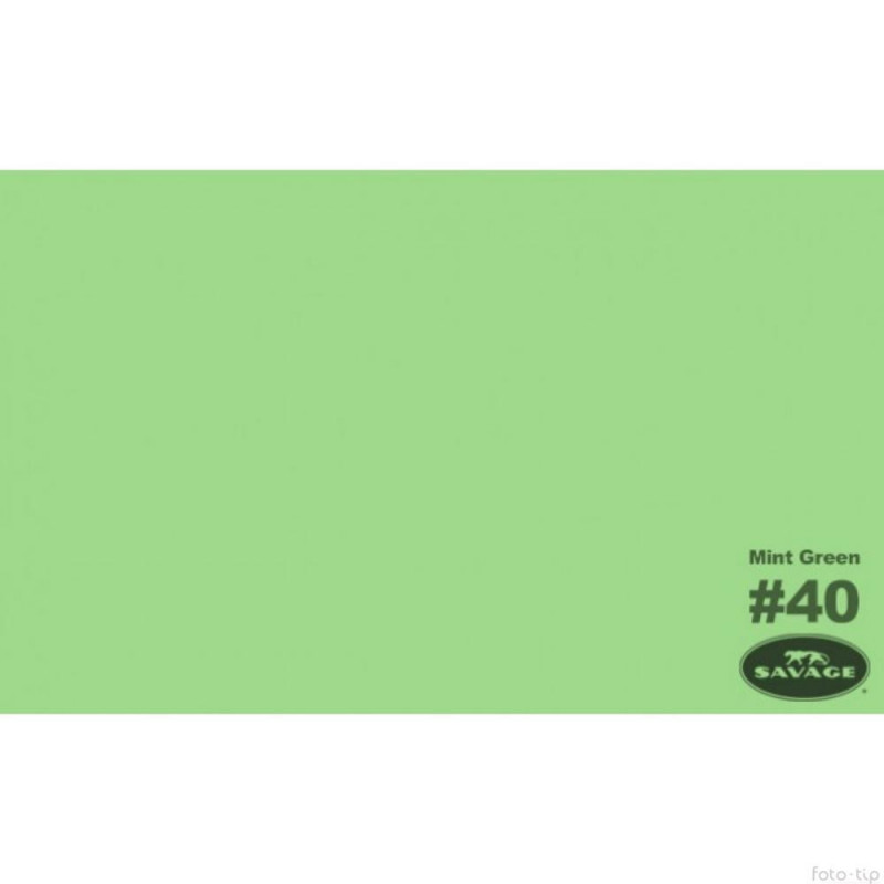 Karton Hintergrund SAVAGE Mint Green 1,36m x 11m