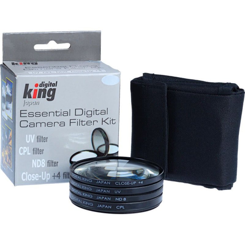 Digital King zestaw filtrów UV CPL ND8 Makro 46mm