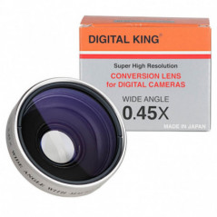 Převodník 0.45X Digital King NT-25 25mm stříbrný