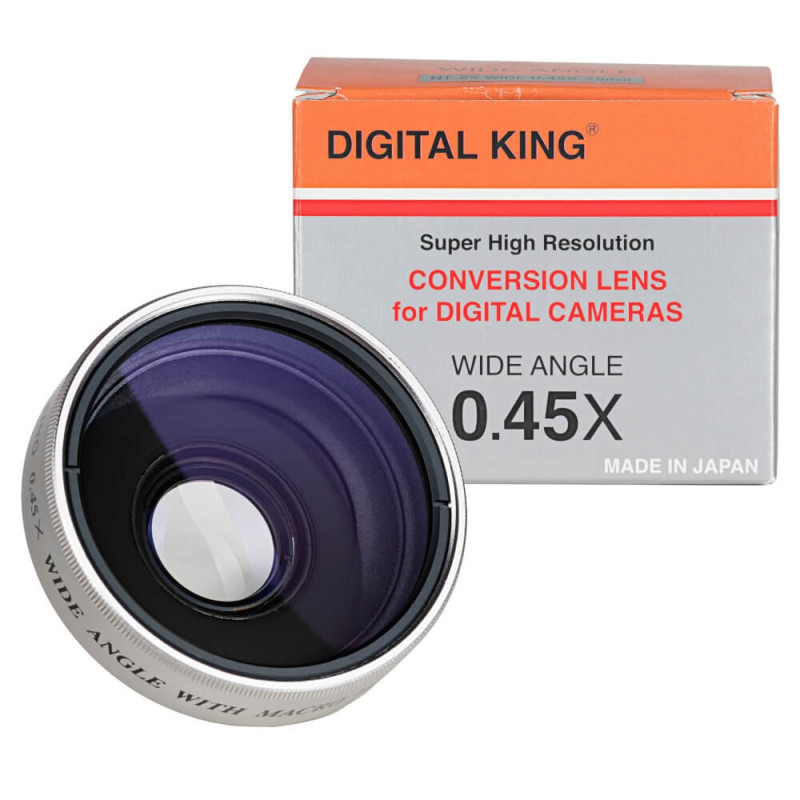 Konwerter 0.45X Digital King NT-25 25mm srebrny
