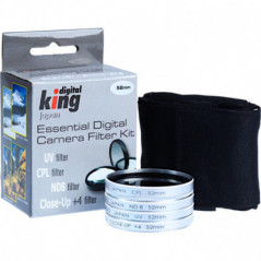 Sada filtrů Digital King UV CPL ND8 Macro 52mm