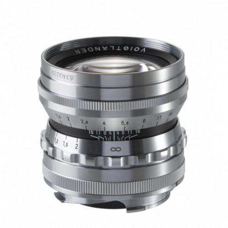 Voigtlander Nokton 50mm f/1.5 Lens for Leica M Silver