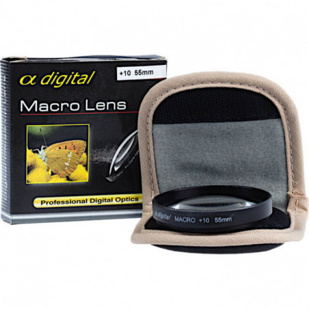 Alpha Digital macro lens +10 55mm