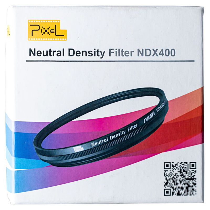 Pixel ND2/ND400 neutral filter with variable density of 58mm