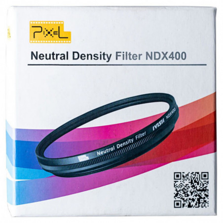 Neutrální filtr Pixel ND2/ND400 s proměnlivou hustotou 58 mm