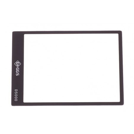 GGS LCD-Abdeckung für Nikon D5000 gehärtetes Glas