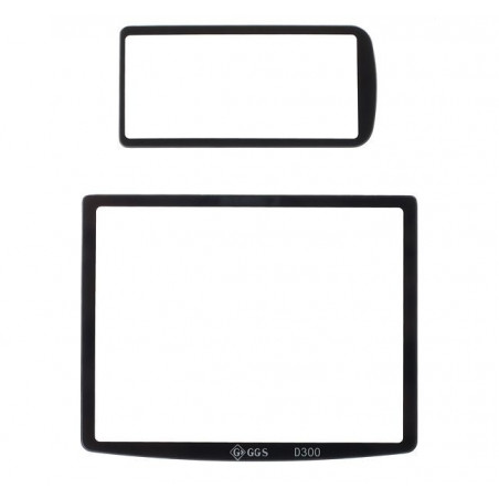 GGS LCD-Abdeckung für Nikon D300 gehärtetes Glas